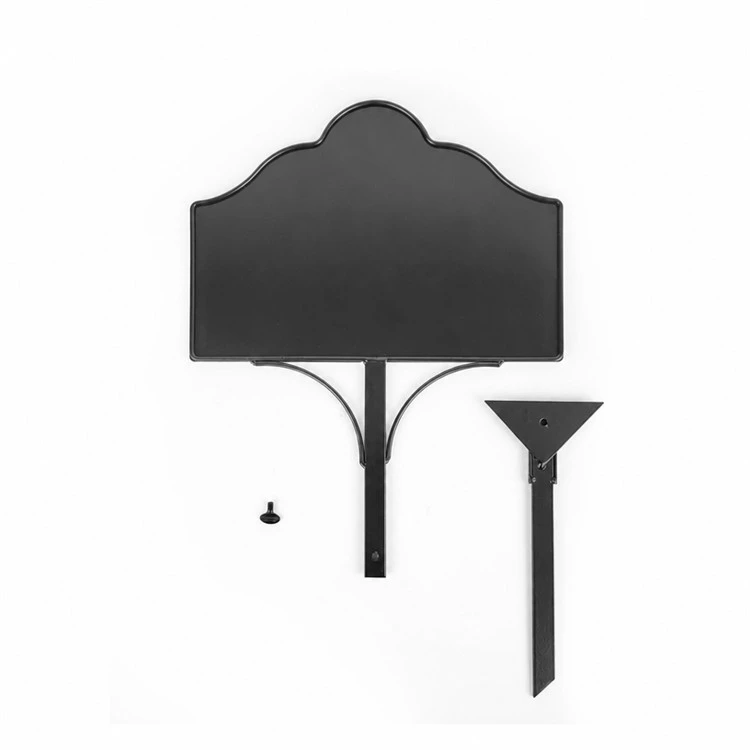 Soporte decorativo para carteles de jardín.