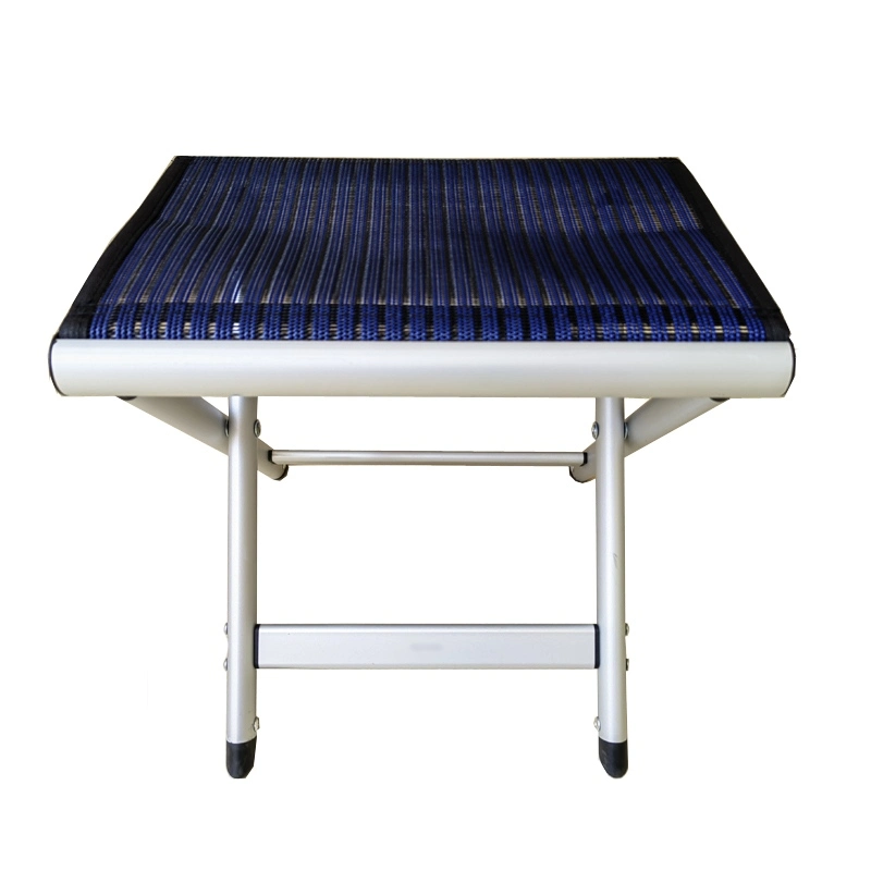Taburete plegable con estructura de aluminio resistente para acampar